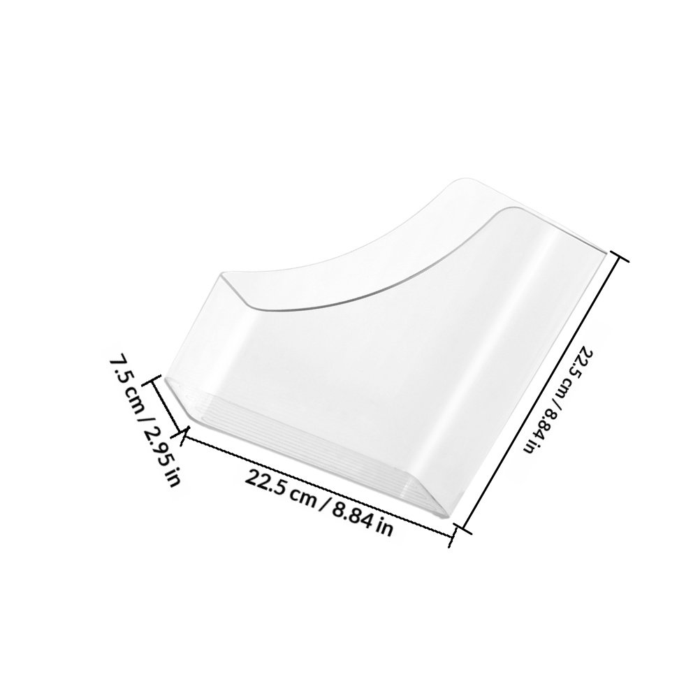 2Pcs Clear File Organizer Desk - Magazine Holder Rack recensione e prezzo