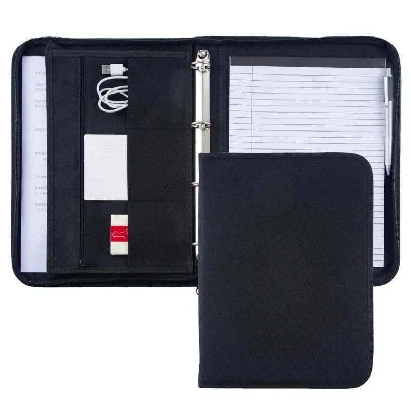 Large Black Business Portfolio - Binder A4 Lever recensione e prezzo