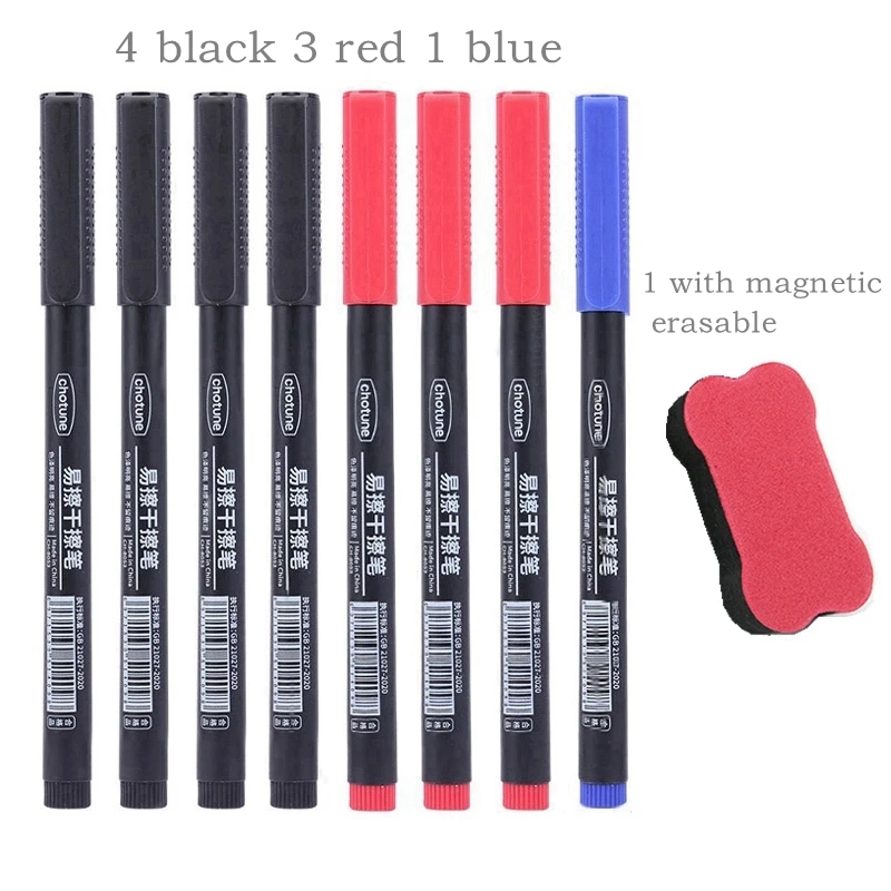 8pcs Erasable Whiteboard Pen 0 - Correction Pen Fine recensione e prezzo