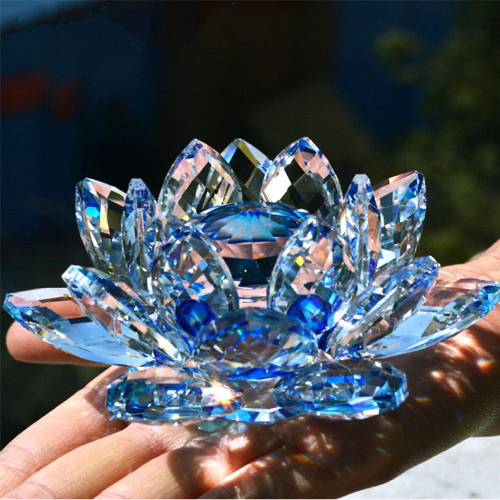 Crystal Lotus Flower Figurine  - Paper Weight Crystal recensione e prezzo