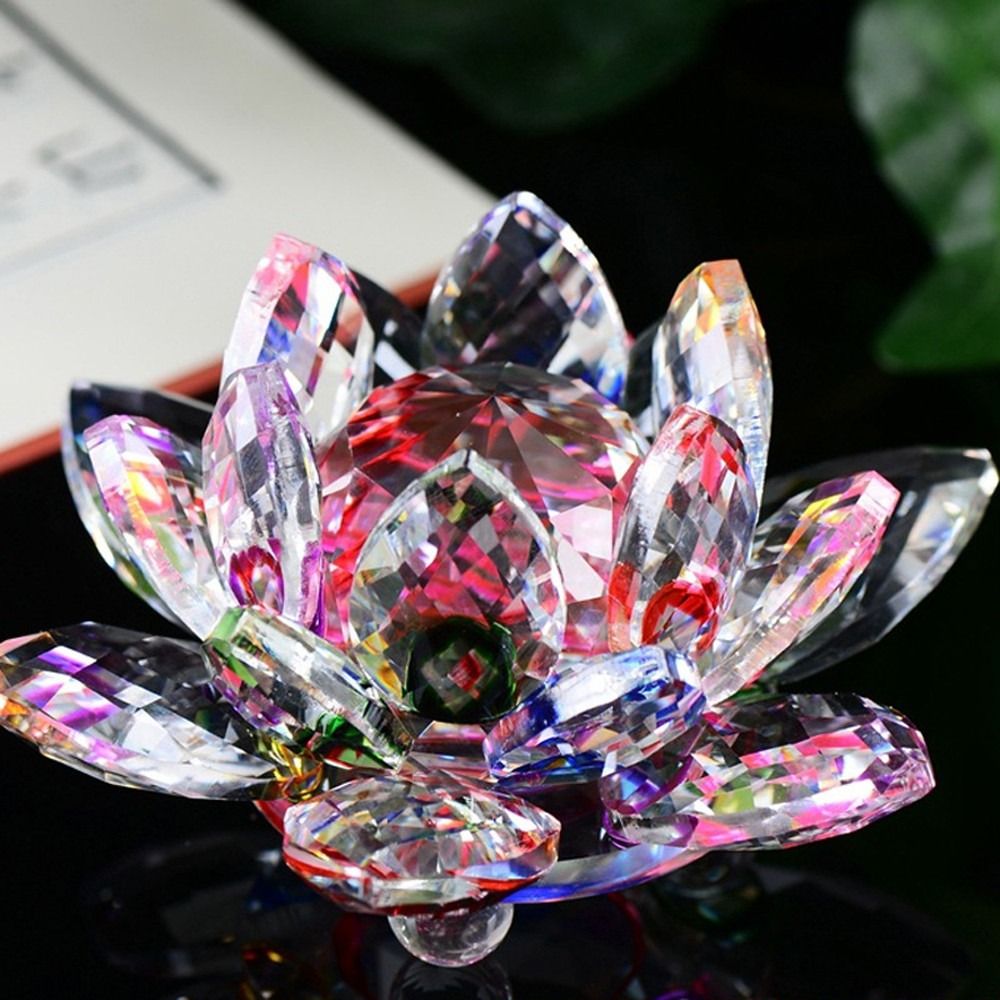 Crystal Lotus Flower Figurine  - Paper Weight Crystal recensione e prezzo