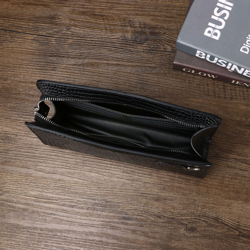 Men's Genuine Leather Clutch B - Index Card Holder recensione e prezzo