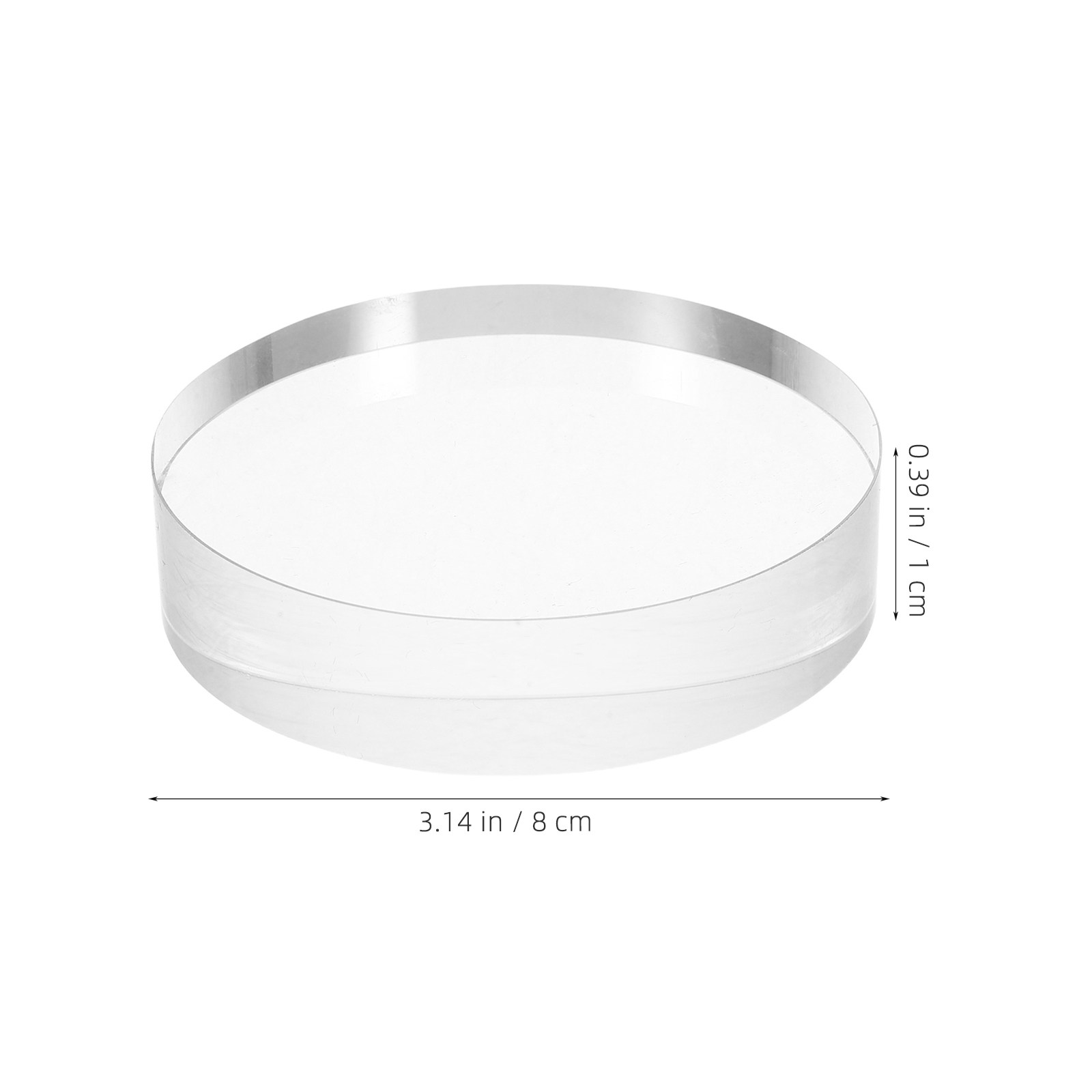 3.15 Inch Round Clear Crystal  - Book Weight Glass recensione e prezzo