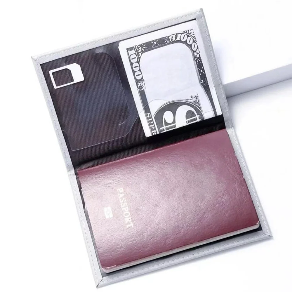 Passport Cover Blue Color Pu P - Index Card Holder recensione e prezzo