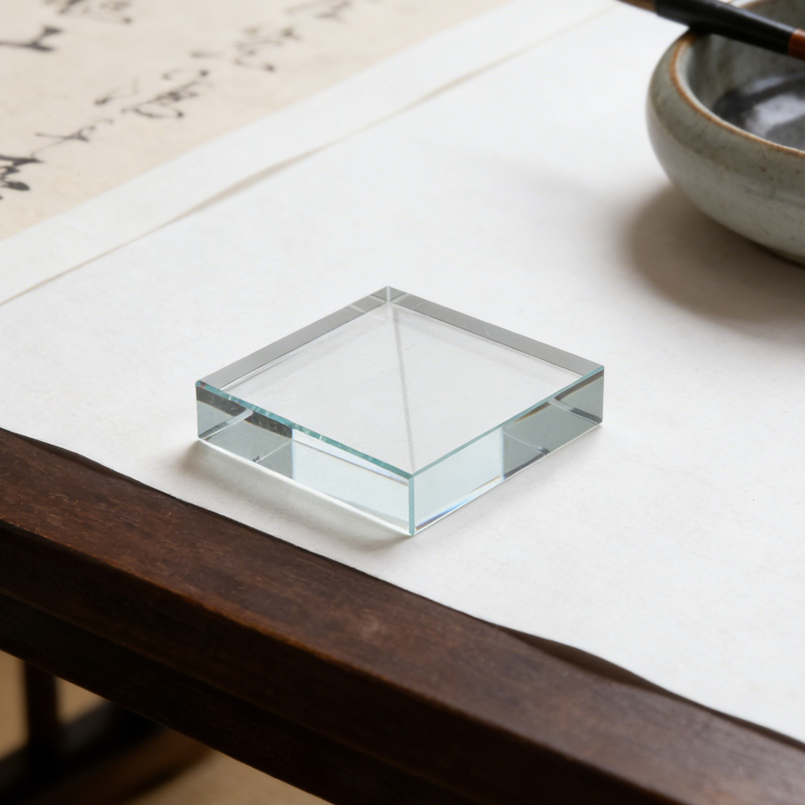 Clear Glass Rectangle Paperwei - Paper Weight Crystal recensione e prezzo