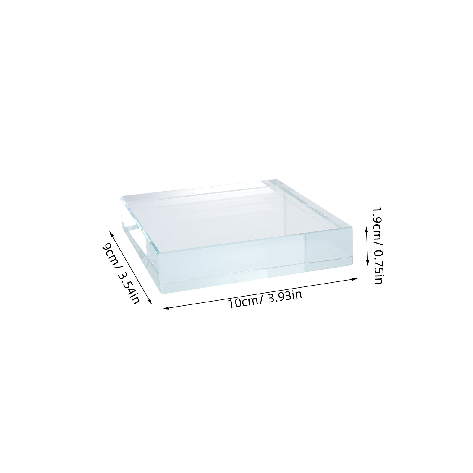 Clear Glass Rectangle Paperwei - Paper Weight Crystal recensione e prezzo