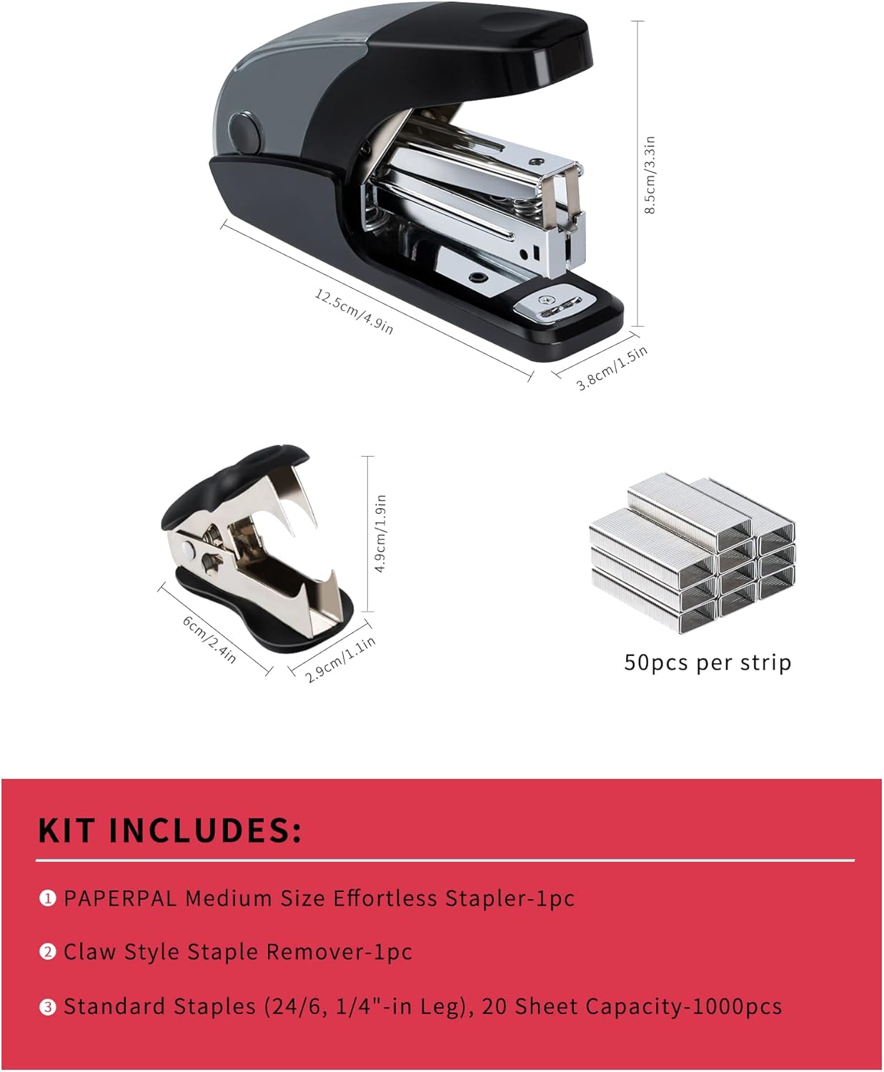 Effortless Standard Stapler Se - Stapler Half Strip recensione e prezzo