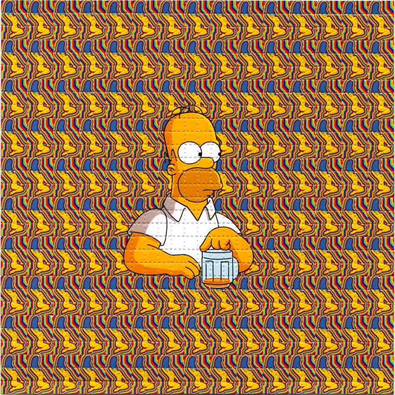 Naked Marge Psychedelic LSD/Ac - Ink Blotter Paper recensione e prezzo