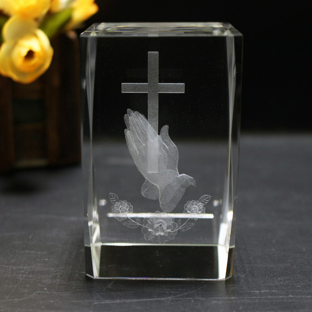 3D Laser Crystal Religious Cub - Paper Weight Crystal recensione e prezzo