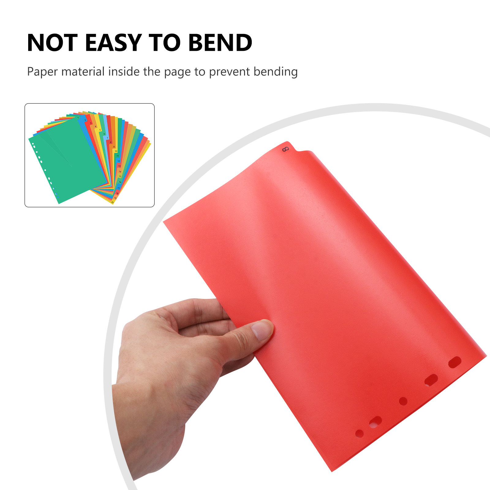 20 Pages A4 Colorful Plastic B - Tab Divider A4 recensione e prezzo