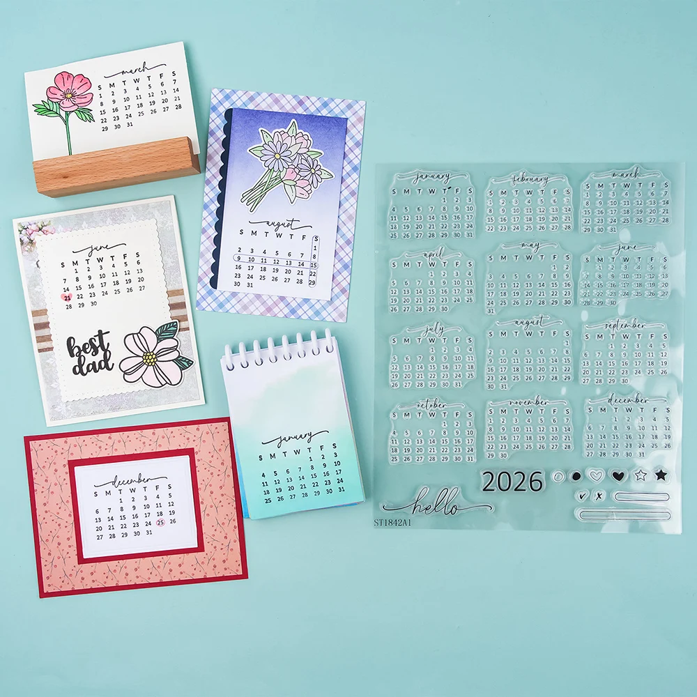 Calendar Date 2026 Clear Stamp - Rubber Date Stamp recensione e prezzo