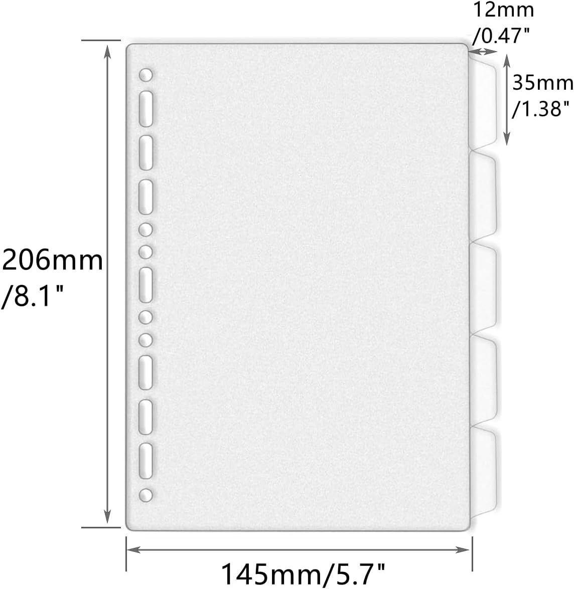 A4 A5 B5 Binder Dividers Gener - Tab Divider A4 recensione e prezzo