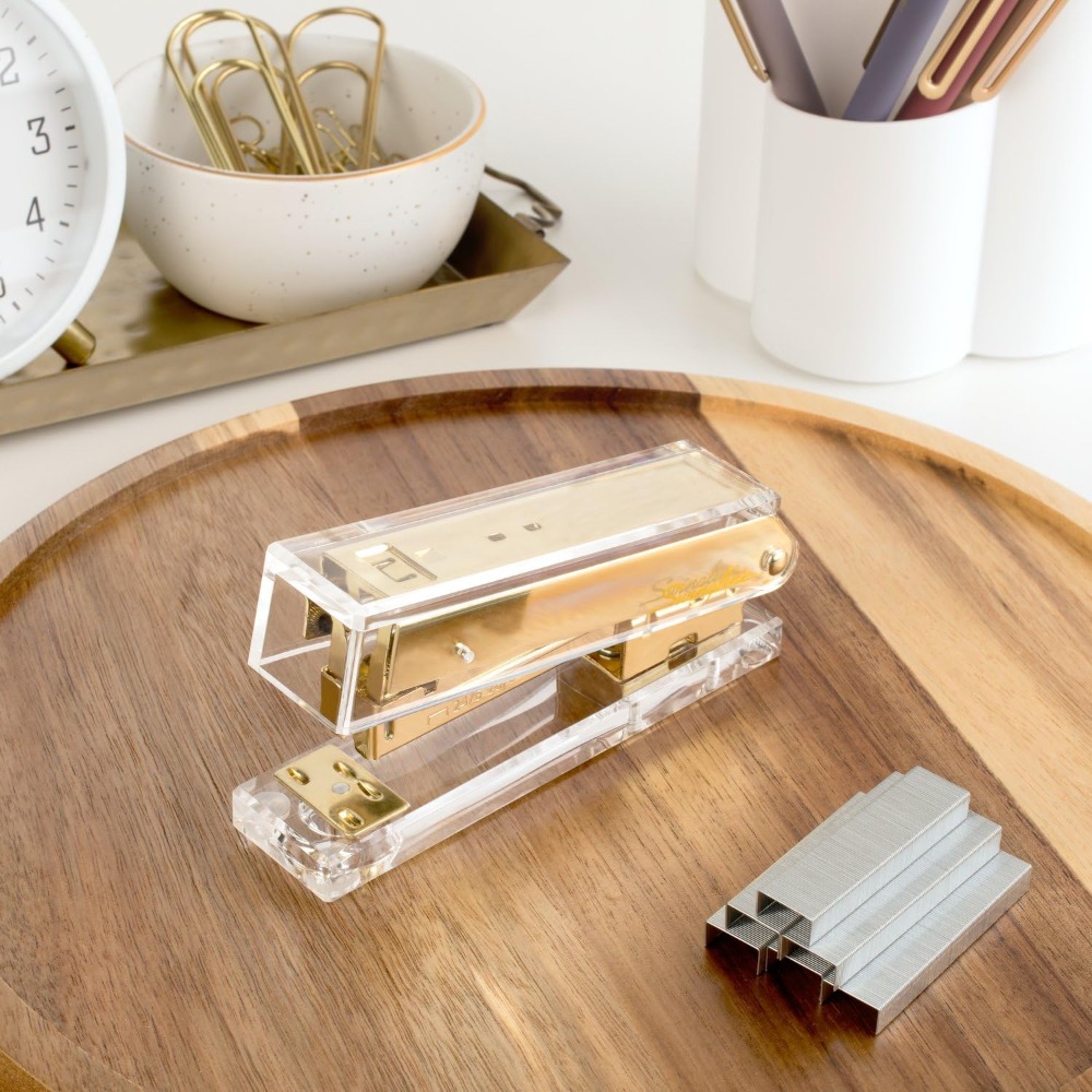 Clear Acrylic Stapler, 20 Shee - Stapler Half Strip recensione e prezzo