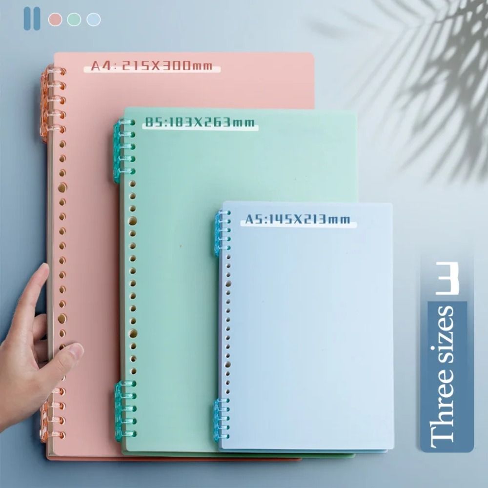 4Pcs PP Loose-leaf Book Cover  - Binder A4 Lever recensione e prezzo