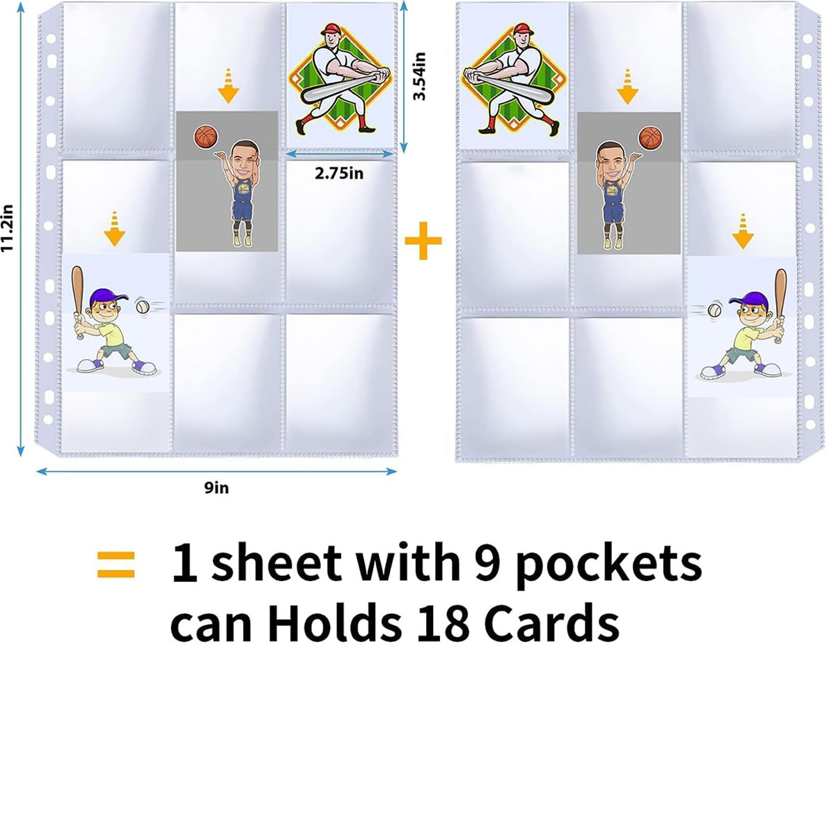 50 Pack 9 Pocket Card Sleeves  - Card Index Box recensione e prezzo