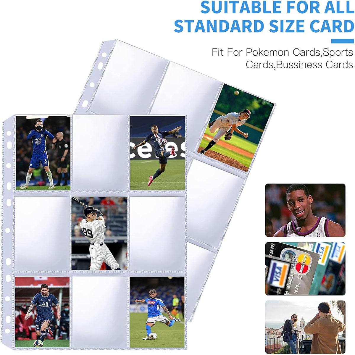 50 Pack 9 Pocket Card Sleeves  - Card Index Box recensione e prezzo