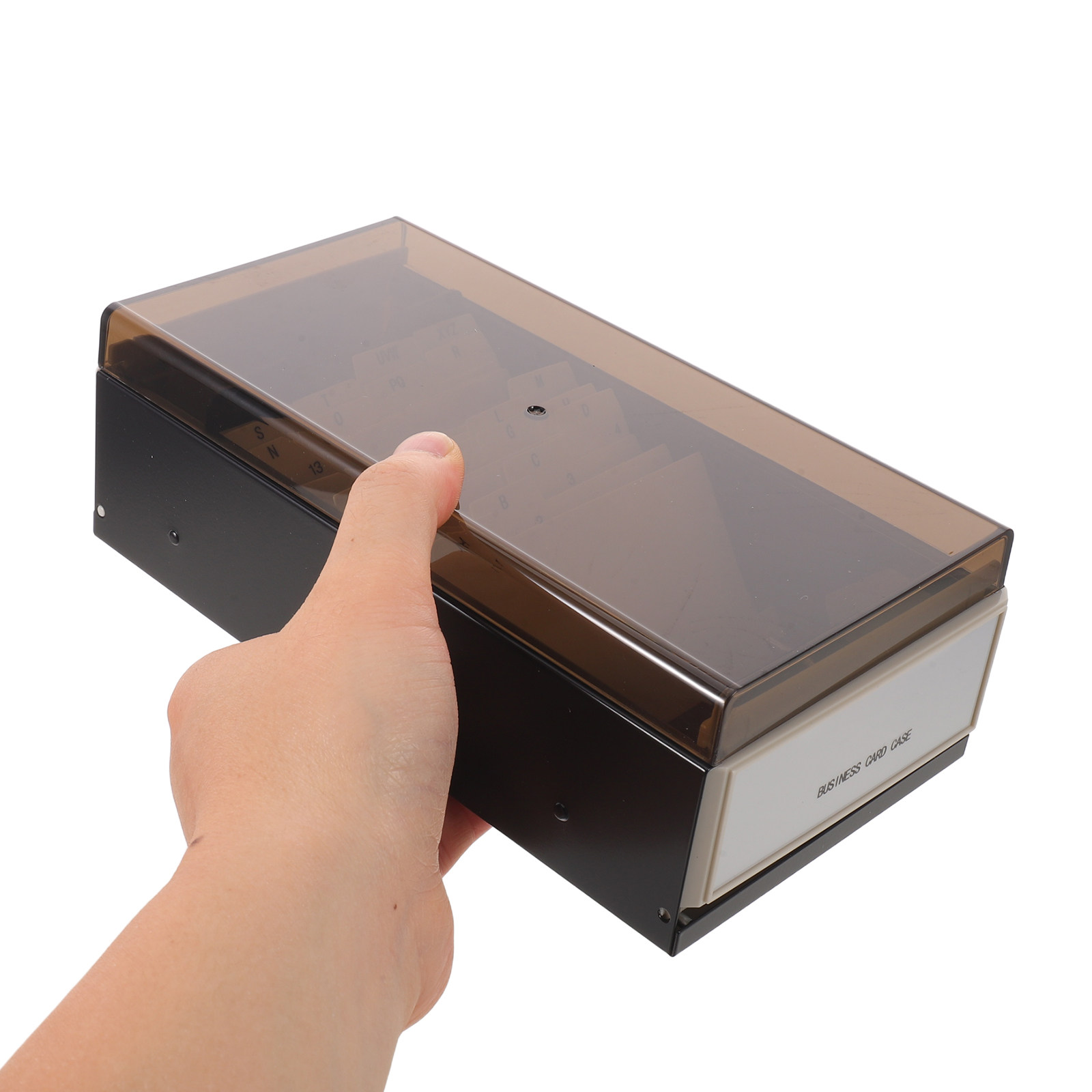 Business Card File Organizer L - Card Index Box recensione e prezzo