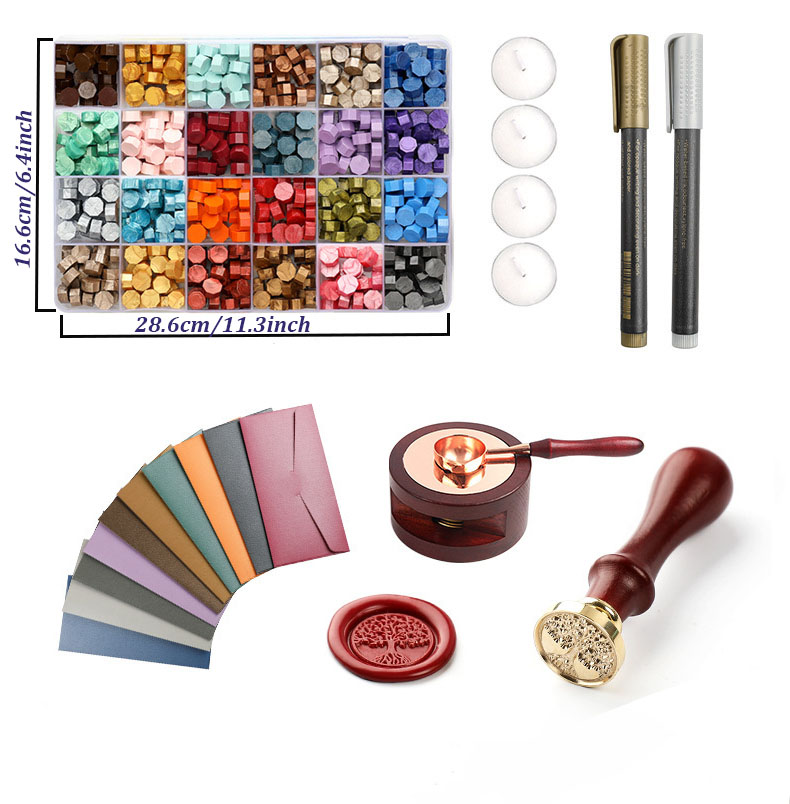 20pcs/set Wax Seal Stamp Set w - Wax Seal Stamp Set recensione e prezzo