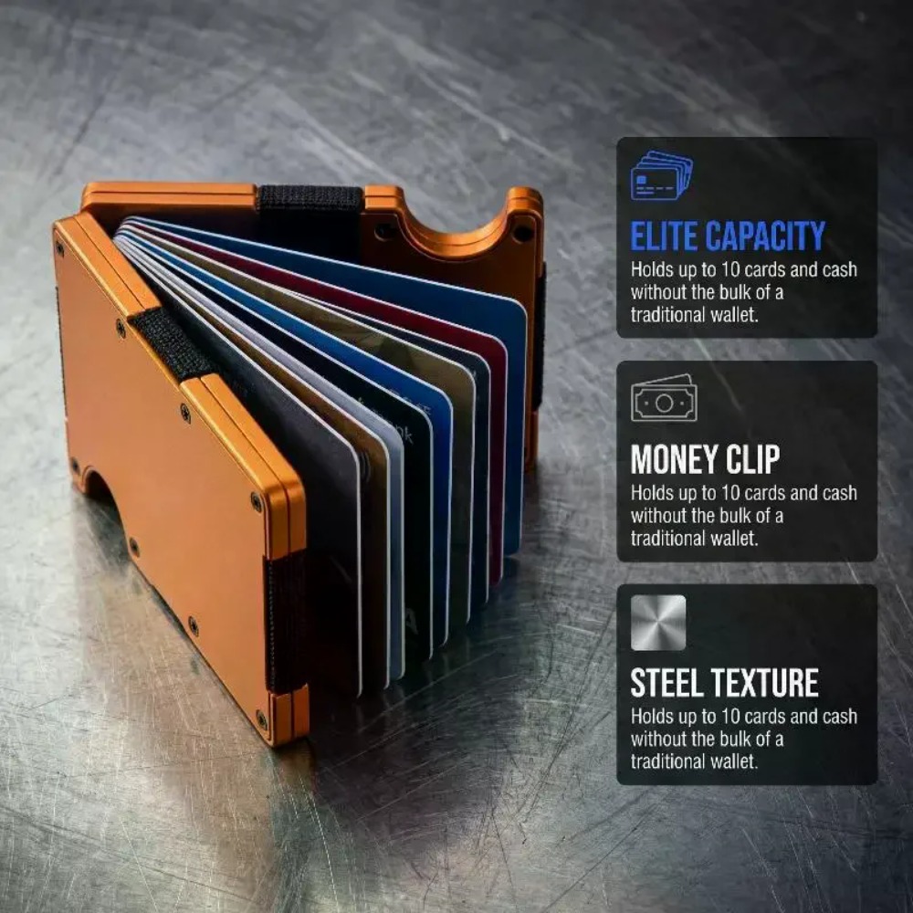 Aluminum Alloy Rfid Blocking C - Index Card Holder recensione e prezzo