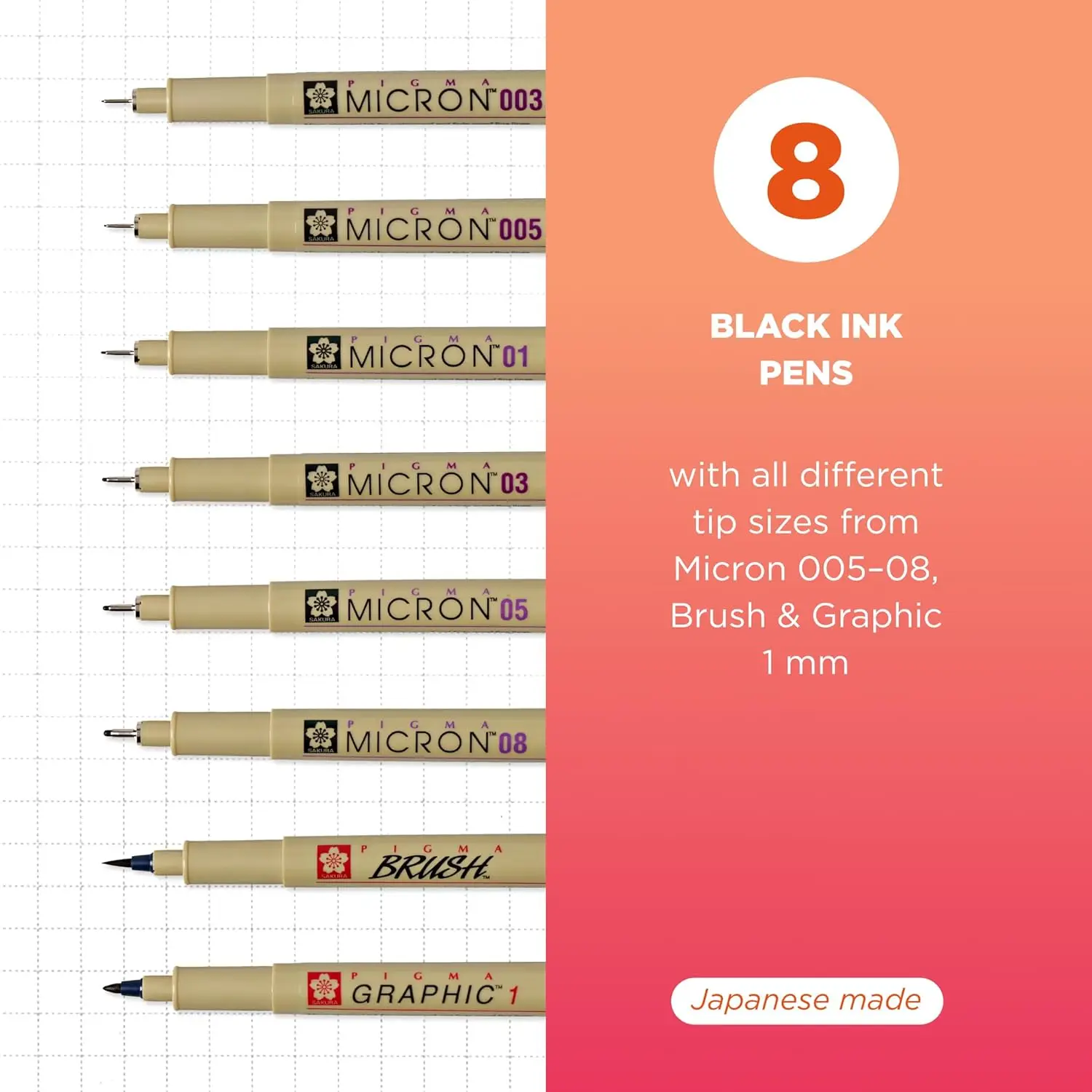 Fineliner Drawing Pens Set, 8  - Archive Box Set recensione e prezzo