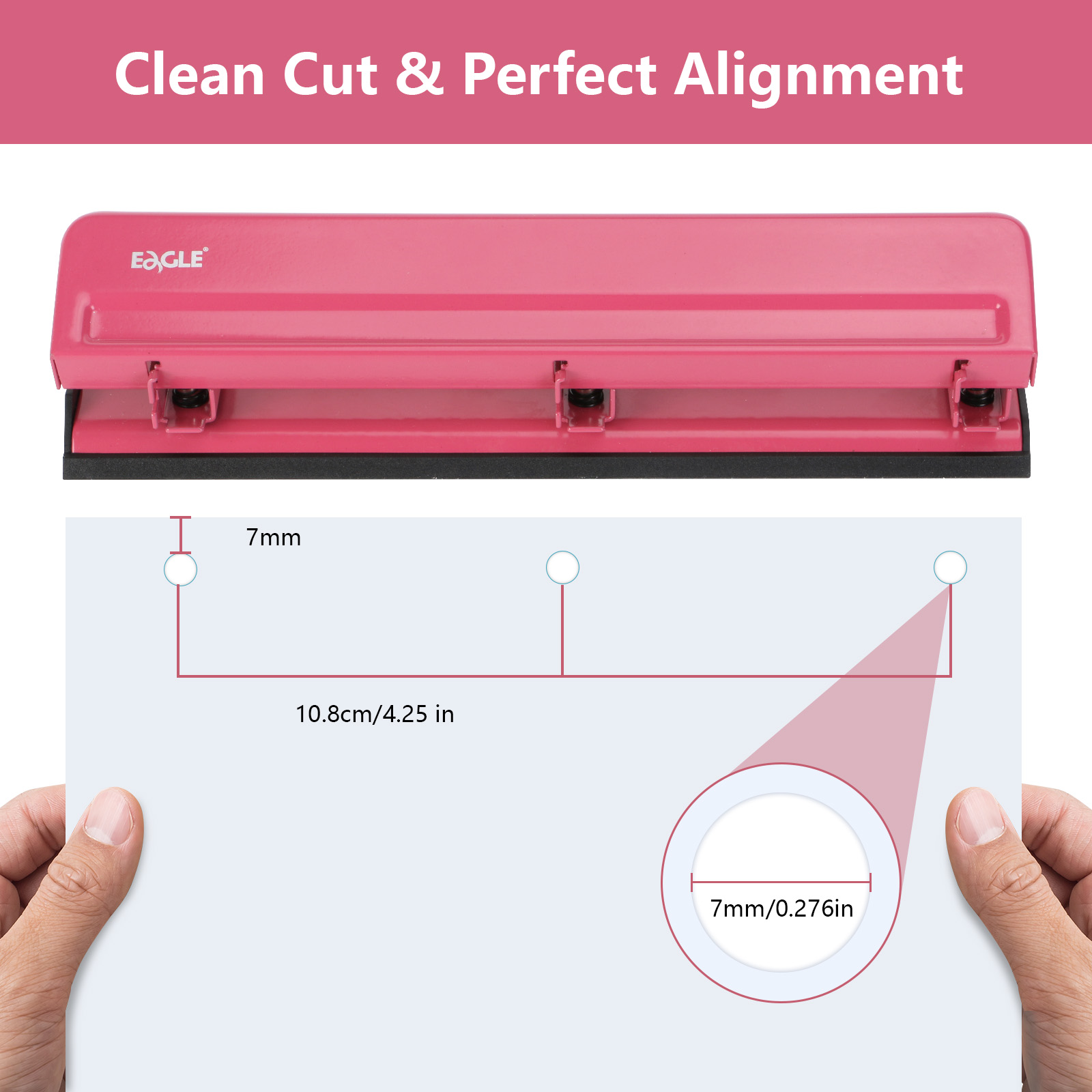 EAGLE 3-Hole Puncher for A4 Pa - Binder A4 Lever recensione e prezzo