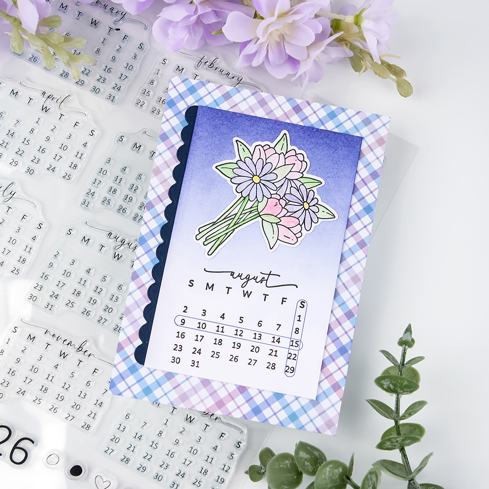 Calendar Date 2026 Clear Stamp - Rubber Date Stamp recensione e prezzo