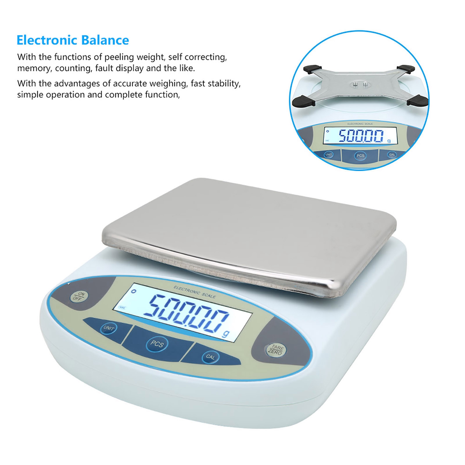 5000g 0.01g Digital Precision  - Tape Dispenser Weighted recensione e prezzo