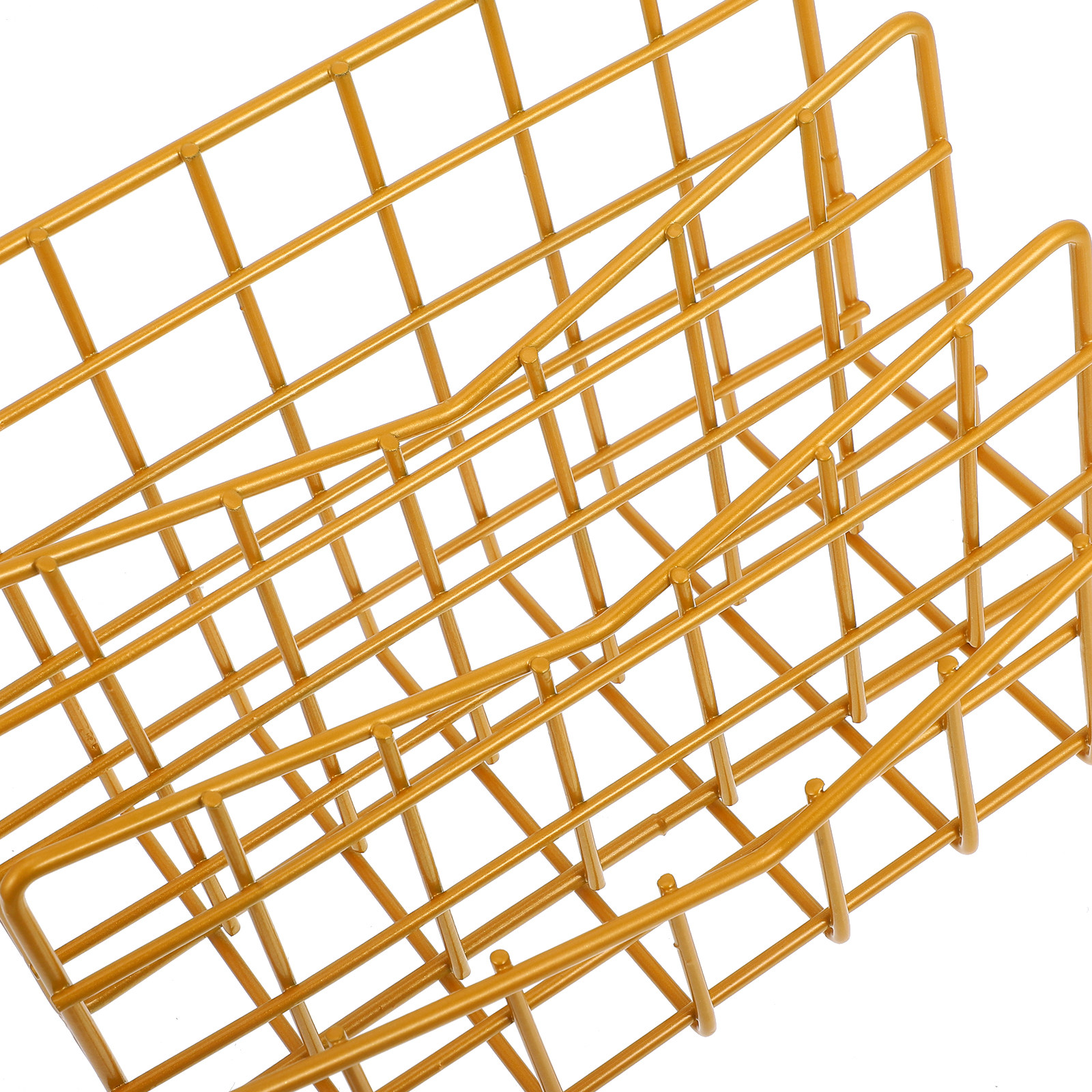 1Pcs Electroplated Metal Stora - Magazine Holder Rack recensione e prezzo
