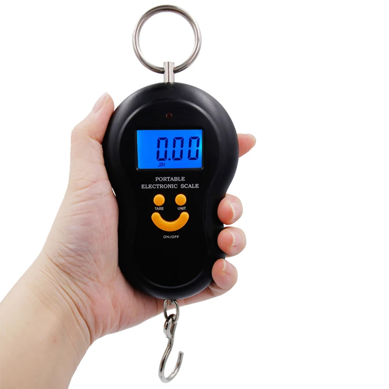 50kg 10g Digital Fishing Scale - Tape Dispenser Weighted recensione e prezzo