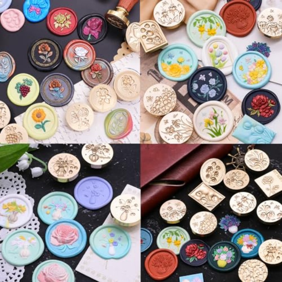 600Pcs Wax Seal Beads, Sealing - Wax Seal Stamp Set recensione e prezzo