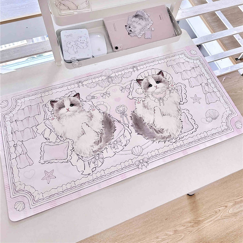 Leather Table Mat Ragdoll Cat  - Leather Desk Pad recensione e prezzo