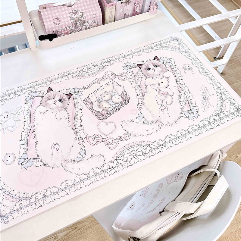 Leather Table Mat Ragdoll Cat  - Leather Desk Pad recensione e prezzo