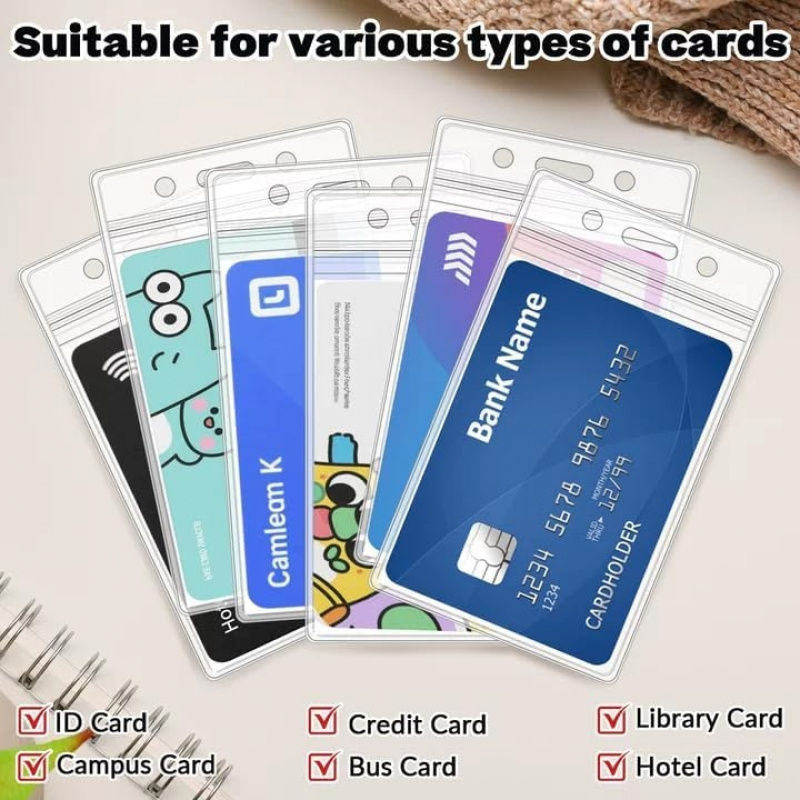 50 PCS Plastic Badge Holder, V - Index Card Holder recensione e prezzo