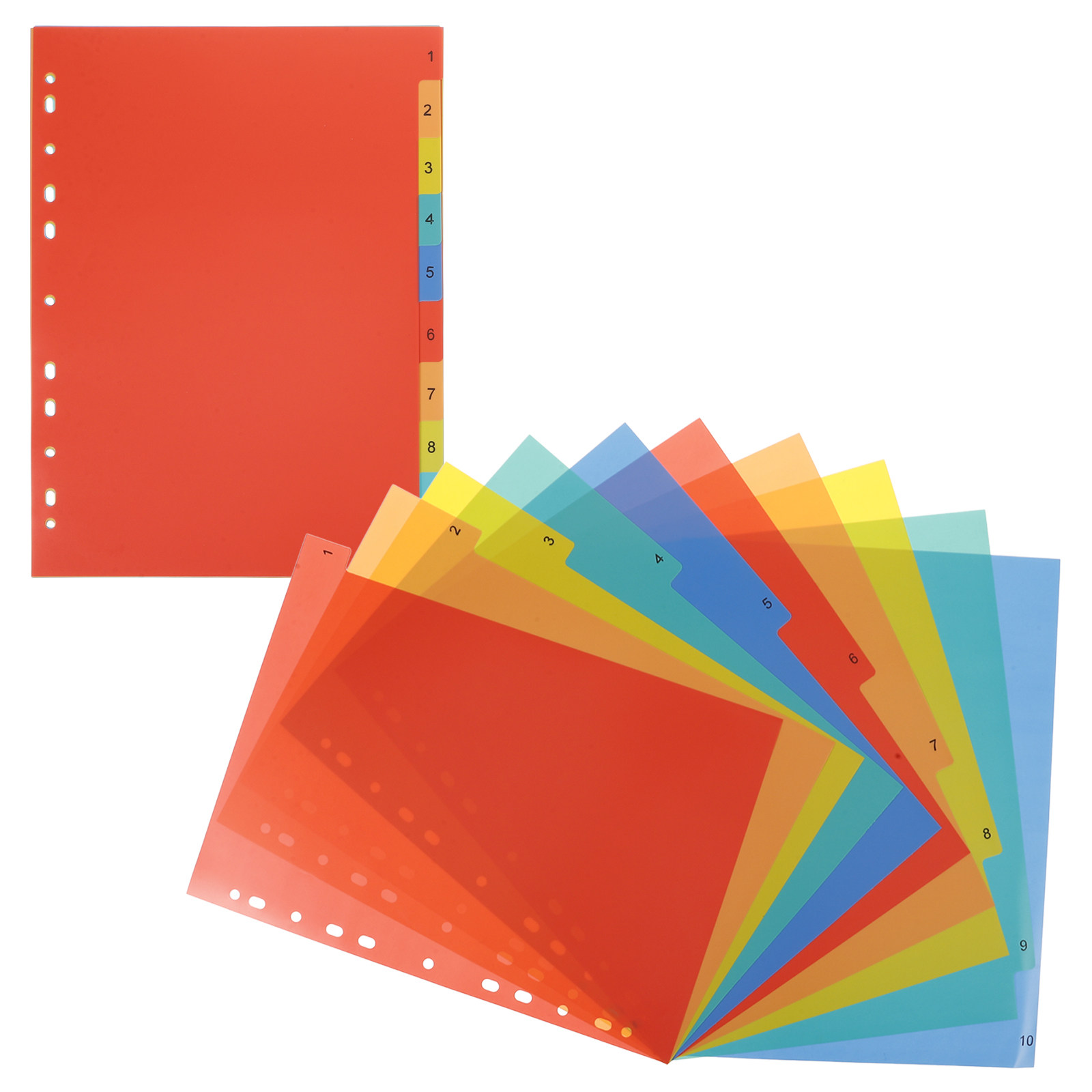2Sets A4 Binder Dividers PP Pl - Tab Divider A4 recensione e prezzo